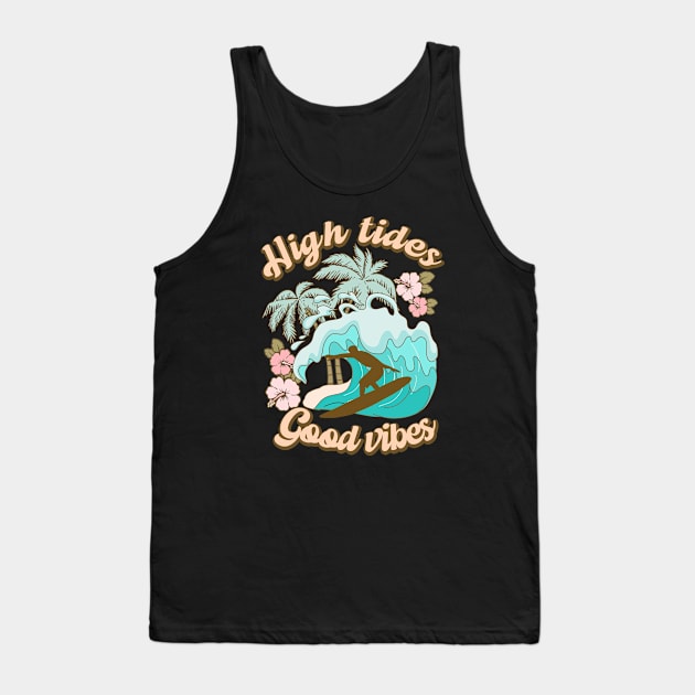 surfing oceans Tank Top by Setrokompo